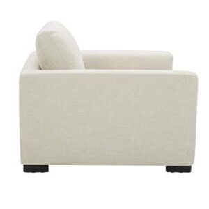 Amazon Brand - Stone & Beam Westview Extra-Deep Down-Filled Accent Chair, 43.3"W, Cream