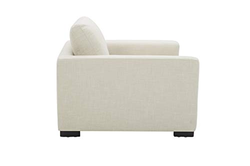 Amazon Brand - Stone & Beam Westview Extra-Deep Down-Filled Accent Chair, 43.3"W, Cream