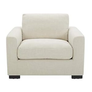 Amazon Brand - Stone & Beam Westview Extra-Deep Down-Filled Accent Chair, 43.3"W, Cream