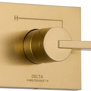 Delta Faucet Vero 14 Series Single-Function Shower Handle Valve Trim Kit, Champagne Bronze T14053-CZ (Valve Not Included) 3.00 x 7.00 x 3.00 inches