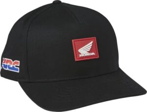fox racing women’s standard honda trucker hat, black, one size