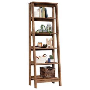 Sauder Trestle 5-Shelf Bookcase, Vintage Oak finish