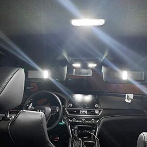 D15 Lighting LED Interior Light Kit for 2018-2022 Honda Accord 6000k White Map Dome Trunk Vanity Mirror Bulbs (6 Pieces)