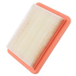 Powtol 17211-Z8B-901 Air Filter for Honda Harmony II HRR216 HRX217 HRR216VKA HRR216PKA HRR2169PKA HRR2169VKA HRR216K9PKAA HRR216K9VKAA Walk-Behind Mower with 17231-Z0L-050 Air Filter Cover