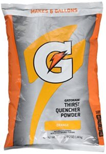 gatorade orange thirst quencher powder mix 51oz packet makes 6 gallons