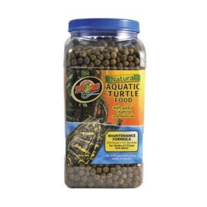 zoo med natural aquatic turtle food maintenance formula [set of 2] size: 45 oz.