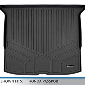 MAXLINER All Weather Custom Cargo Liner Trunk Floor Mat Black Compatible with 2019-2022 Honda Passport
