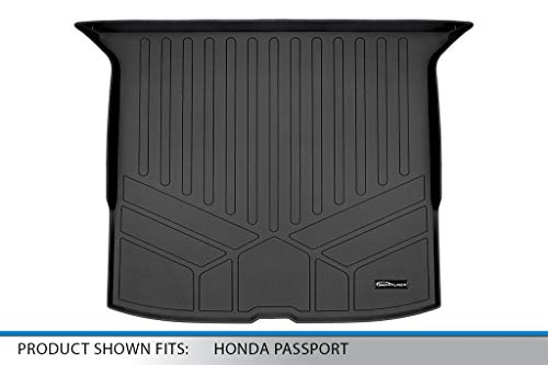 MAXLINER All Weather Custom Cargo Liner Trunk Floor Mat Black Compatible with 2019-2022 Honda Passport