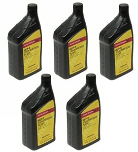 set of 5 quarts automatic trans fluid hcf-2 compatible with honda accord civic