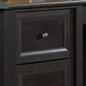 Sauder Edge Water Executive Desk, Estate Black finish