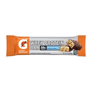 gatorade recover cookies and cream whey protein bar, 2.8 ounce — 12 per case.