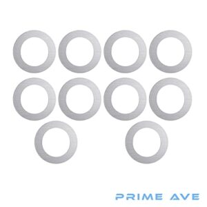 Prime Ave 14mm Aluminum Oil Drain Plug Washer Gaskets Compatible With Honda & Acura Part# 94109-140-00 (Pack of 10)