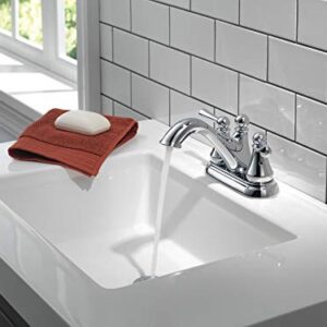 Delta Faucet Haywood Centerset Bathroom Faucet Chrome, Bathroom Sink Faucet, Drain Assembly, Chrome 25999LF