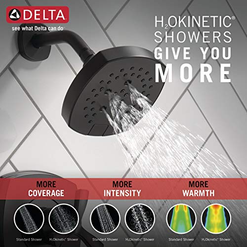 Delta Faucet T142766-BL 14 Series Only Shower Only Only, Matte Black