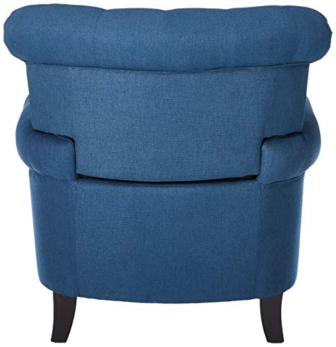 Christopher Knight Home Merritt Fabric Tufted Chair, Dark Blue Dimensions: 37.00”D x 35.25”W x 38.00”H