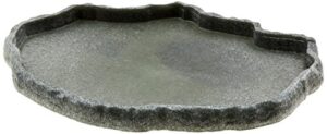 zoo med reptile rock food dish, x-large