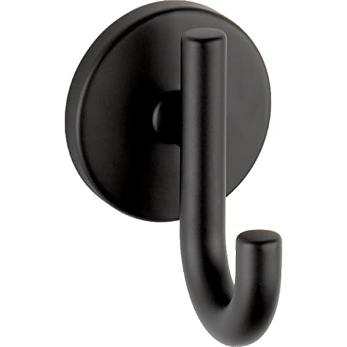 Delta Faucet 75935-BL Trinsic Zinc Towel Hook, Matte Black