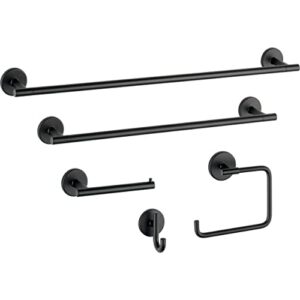 Delta Faucet 75935-BL Trinsic Zinc Towel Hook, Matte Black