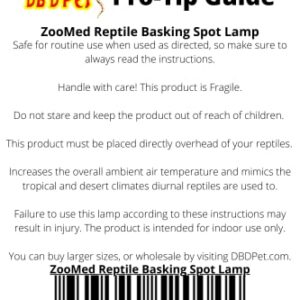 Zoomed Reptile Basking Spot Lamp 75 Watts (2 per Pack) - Includes Attached Pro-Tip Guide… (1)