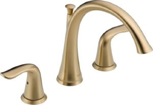 delta faucet t2738-cz lahara roman tub trim, champagne bronze