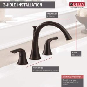 Delta Faucet T2738-CZ Lahara Roman Tub Trim, Champagne Bronze