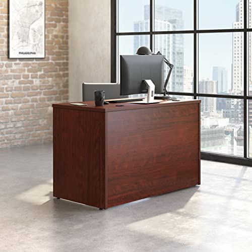 OFFICE WORKS BY SAUDER Affirm Computer Desk, L: 47.17" x W: 23.47" x H: 29.29", Classic Cherry