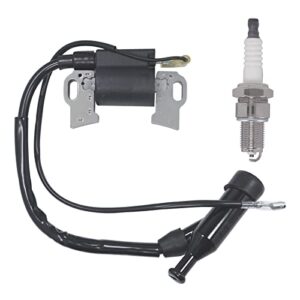 fitbest new ignition coil+spark plug for honda gx240 gx270 gx340 gx390 8hp / 9hp / 11hp / 13hp engines