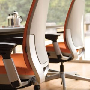 Steelcase Amia Fabric Chair, Gray