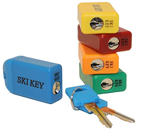 Ski & Snowboard Locks (Keyed The Same) Family 2 Pack (Assorted)