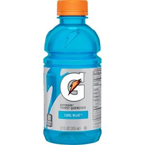 Gatorade Thirst Quencher Sports Drink, Cool Blue, 12 Ounce, 24 Bottles