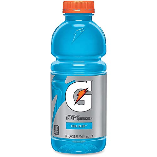 Gatorade Cool Blue, 20 Oz, Pack of 24