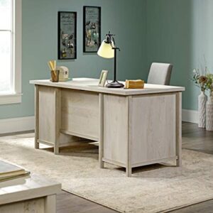 Sauder Costa Executive Desk, L: 65.12" x W: 29.53" x H: 30.0", Chalked Chestnut finish