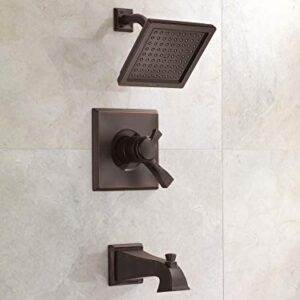 Delta Faucet Dryden 17 Series Dual-Function Tub and Shower Trim Kit with Single-Spray Touch-Clean Shower Head, Venetian Bronze, 2.0 GPM Water Flow, T17451-RB-WE (Valve Not Included)
