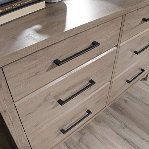 Sauder Summit Station Dresser, L: 50.91" x W: 18.15" x H: 31.85", Laurel Oak Finish