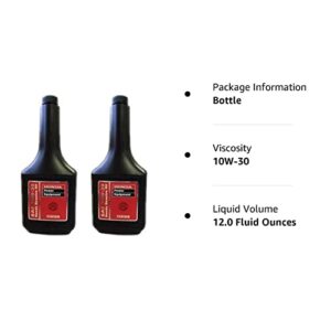 Honda 08213-10W30 Oil - 12 oz (2 Pack)