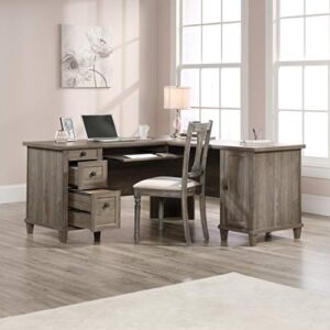 Sauder Hammond L-Desk, L: 65.12" x W: 65.12" x H: 30.0", Emery Oak Finish