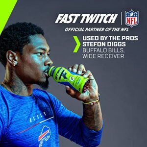 Fast Twitch Energy drink from Gatorade, Cool Blue, 12oz Bottles, (12 Pack), 200mg Caffeine, Zero Sugar, Electrolytes