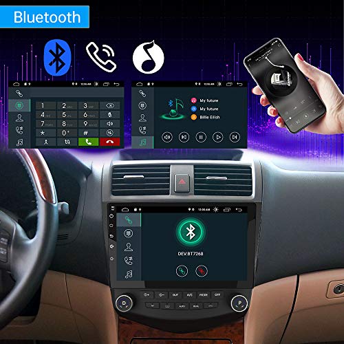 AWESAFE Car Radio Stereo 10 inch Touch Screen Head Unit for Honda Accord 7th 2003 2004 2005 2006 2007 with Apple CarPlay Andriod Auto