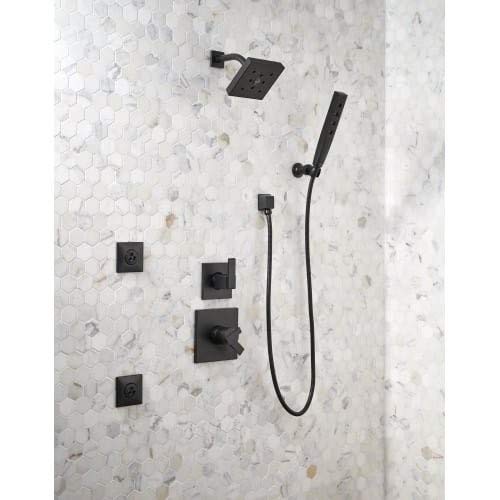 Delta Faucet Ara 6-Setting Shower Handle Diverter Trim Kit, Matte Black T11967-BL (Valve Not Included)