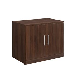 office works by sauder affirm storage cabinet with doors, l: 23.47″ x w: 45.16″ x h: 29.29″, noble elm finish
