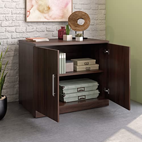 OFFICE WORKS BY SAUDER Affirm Storage Cabinet with Doors, L: 23.47" x W: 45.16" x H: 29.29", Noble Elm Finish