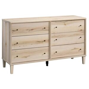sauder 425281 willow place 6 drawer dresser, pacific maple™ finish