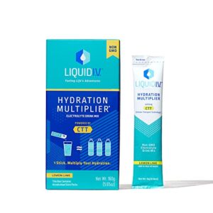 Liquid IV Lemon Lime Hydration Drink Mix 10 Count, 0.56 OZ