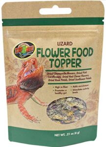 zoo med flower food topper – lizard – 0.21 oz