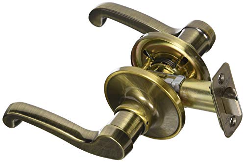 SCHLAGE J Dexter Antique Brass Universal Passage Door Lever