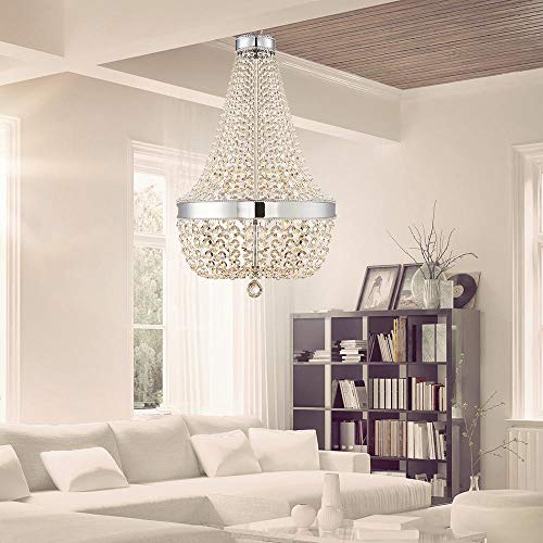 Home Decorators Collection Chrome Crystal Chandelier 6 Light