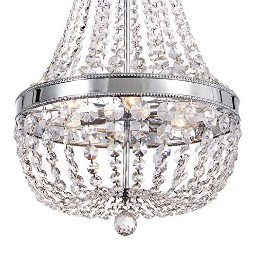 Home Decorators Collection Chrome Crystal Chandelier 6 Light