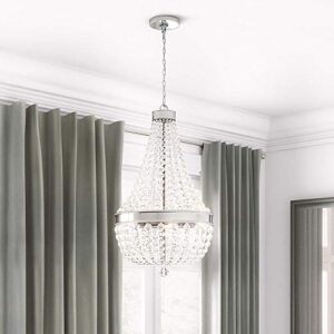 Home Decorators Collection Chrome Crystal Chandelier 6 Light