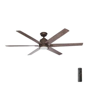 home decorators collection yg493b-eb kensgrove 64″ led espresso bronze ceiling fan with remote control