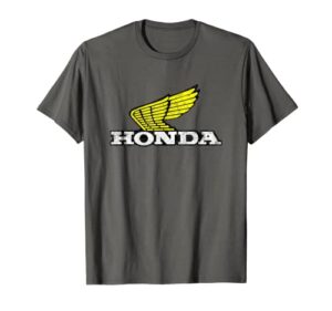 honda yellow wing logo t-shirt